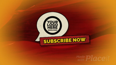 Intro Video Generator Featuring a Comic Book Speech Balloon 2868-el1