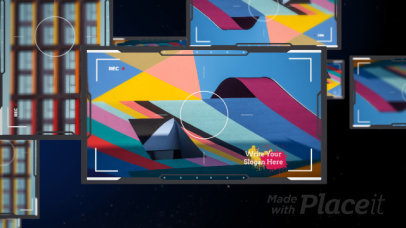 Slideshow Video Maker Featuring Video Camera Frames 2988-el1