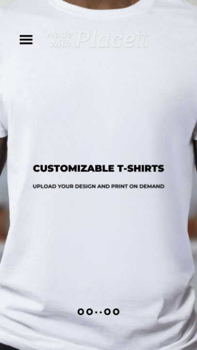 Instagram Story Video Creator for a Custom T-Shirt POD Store 2430a 3433 el1