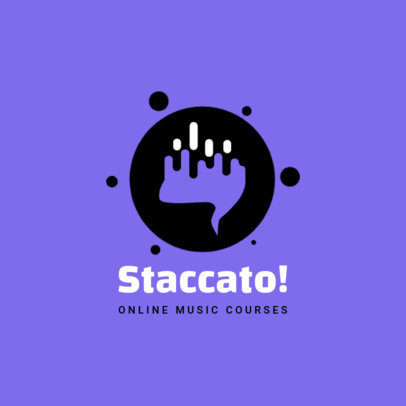Logo Creator for an Online Music School 3934e-el1