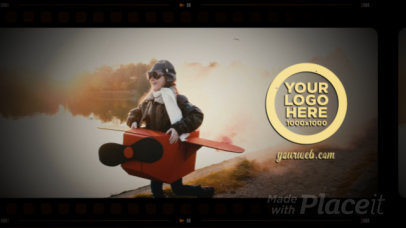 Intro Video Template Featuring a Vintage Film Look 3034