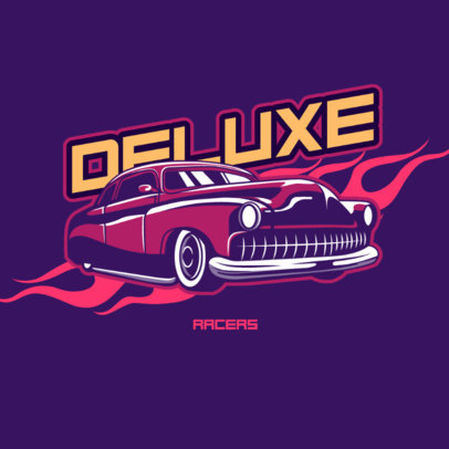Logo Generator for a Car Repair Shop Featuring a Classic Automobile Illustration 4340k