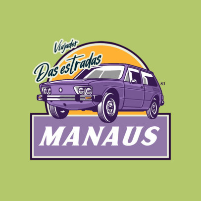Online Logo Maker for a Vintage Cars Club 4336h