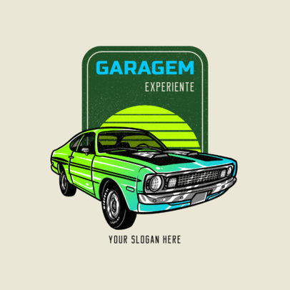 Logo Template for a Classic Sports Cars Garage 4338c