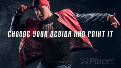 Intro Video Generator for a POD Business Featuring Glitching Text Animations 235a 3478-el1