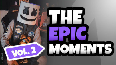 Gaming-Themed YouTube Thumbnail Design Maker Featuring Bold Graphics 3953f