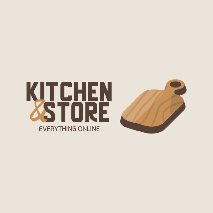 Placeit Illustrated Logo Template for an Online Kitchenware Store