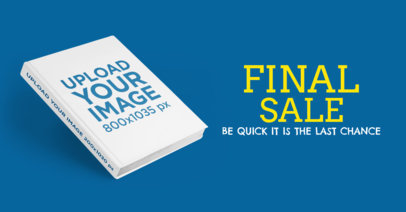 eBook Ads - Angled Book on a Flat Color Surface a16555