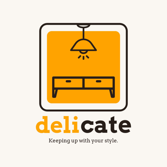 Placeit Logo Maker for a Home Decor Shop Featuring Furniture Graphics