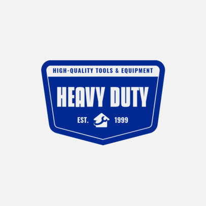 Online Logo Creator for a Hardware Store Featuring a Heavy Duty Badge 5032c-el1