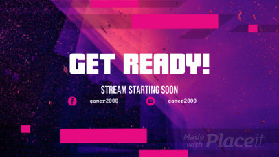 Placeit - Twitch Screen Video Template Featuring Bold Fonts and a ...