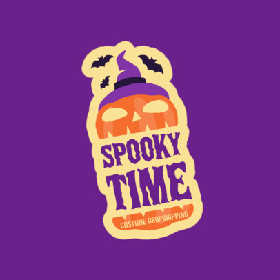 Halloween-Themed Logo Maker for a Costume Dropshipping Store 5418