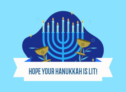 Hanukkah card maker
