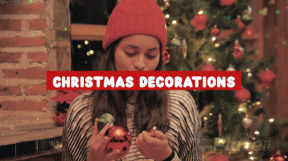 Christmas-Themed Intro Video Generator Featuring Decorations Ideas 1167c 6228
