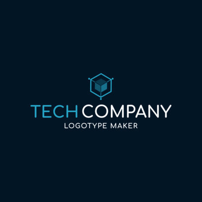Placeit - Logo Maker for a Tech Company Featuring a Minimalist Theme