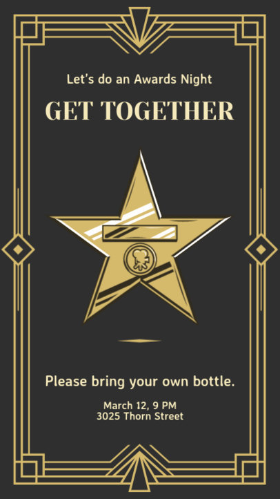 Instagram Story Creator for an Awards Show Night 5689b