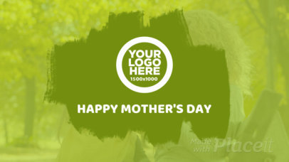 Intro Video Creator with an Animated Logo Reveal and a Happy Mother's Day Message 1521b 6503