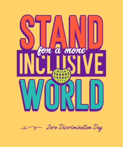 T-Shirt Design Maker Featuring a Social Justice-Themed Quote 5728d