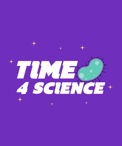 T-Shirt Design Generator for a Science Kids' Camp 5537f-5630