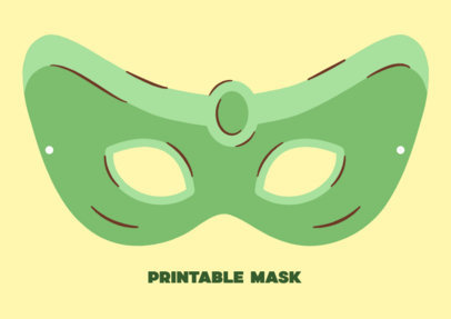 Placeit - Printable Mask Maker Featuring Superhero Designs