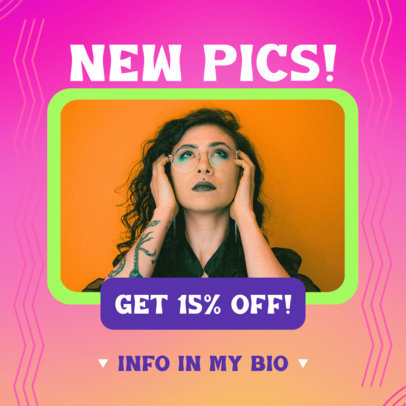 Placeit - Instagram Post Generator with Wavy Graphics for a New