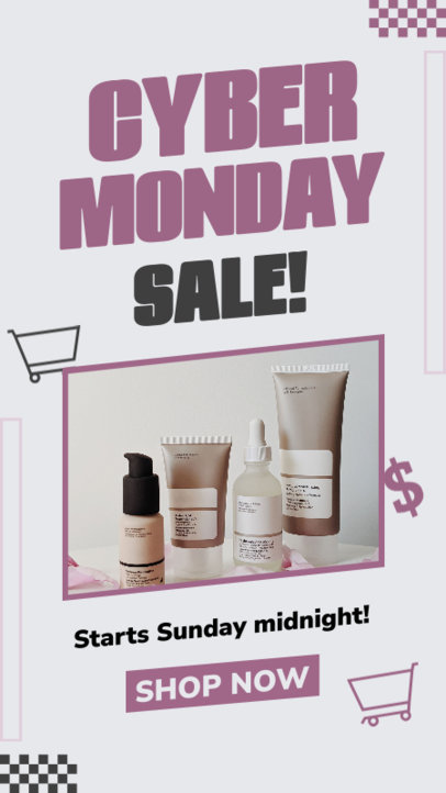 Placeit - Instagram Story Template With a Cool Ad for a Cyber Monday ...