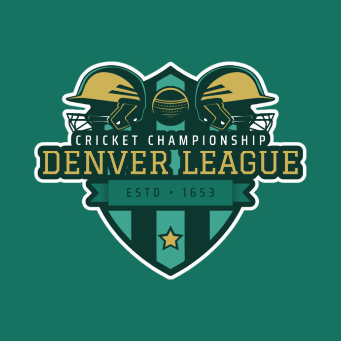 Placeit Cricket Tournament Logo Template for Sports Teams