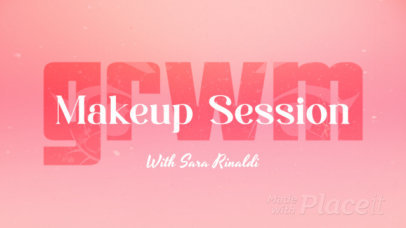 Intro Video Maker for a Beauty Makeup Session Routine