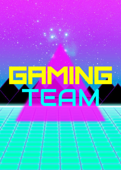 80s Gaming T-Shirt Design Maker 21d