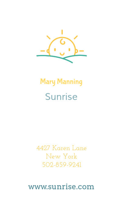 Placeit Business Card Maker For Babysitting Business Cards