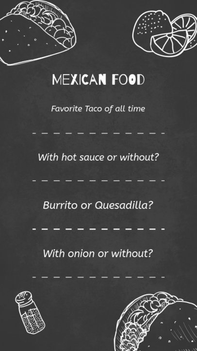 Insta Story Template for Mexican Restaurant 584b