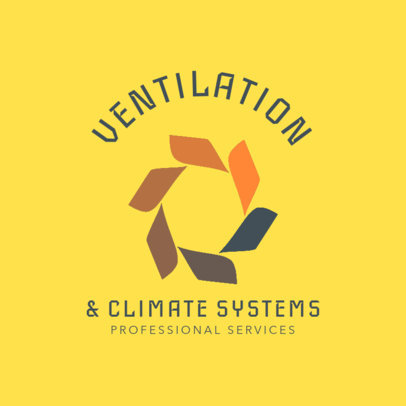 Professional Ventilation Services Logo Maker 1505a