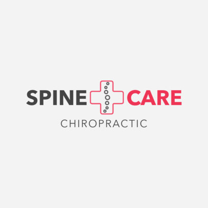 Logo Maker for Spine Care Center 1490d