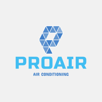 Professional Air Conditioning Service Logo Template 1500d