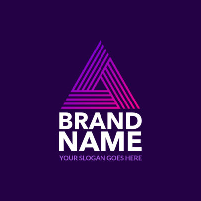 Brand Logo Maker with Abstract Graphics 1519a