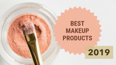 YouTube Thumbnail Maker for a Makeup Product Vlog 883c