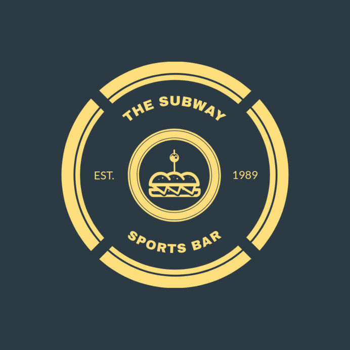 Placeit Sports Bar Logo Maker