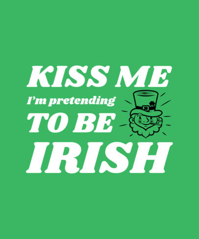 Funny St. Patty's Day T-Shirt Design Maker 1131