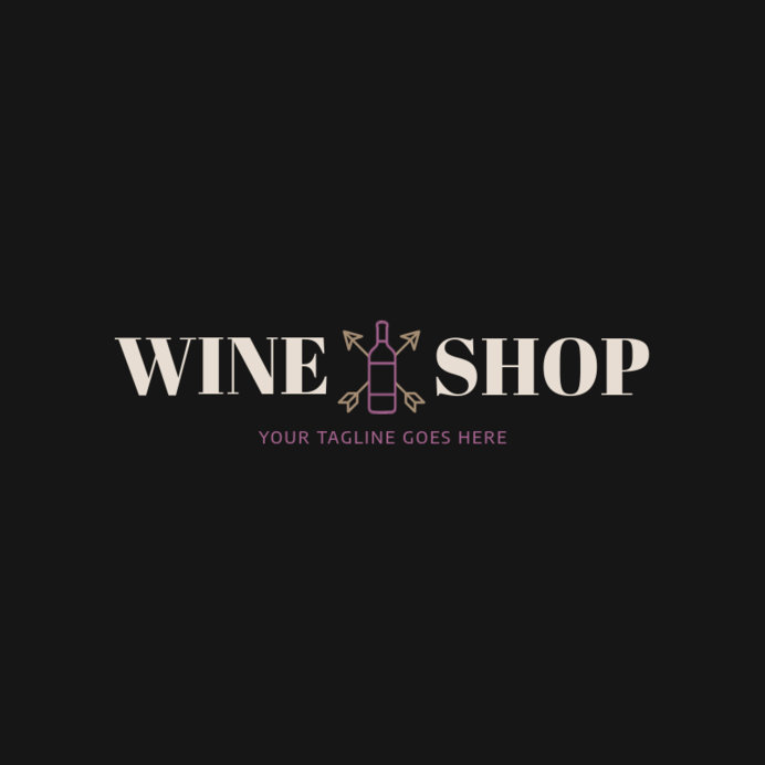 Placeit Liquor Store Logo Maker for a Cool Wine Shop