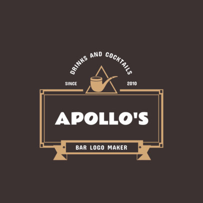 Classy Logo Template for Bars 