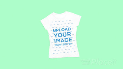 Placeit - T-Shirt Video Featuring Background of Different Colors