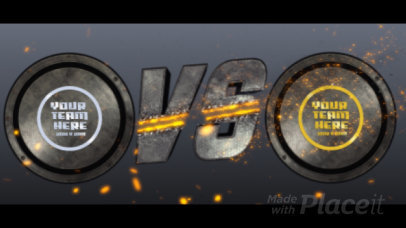 Competition Intro Maker with Fire Particles Animation 1783