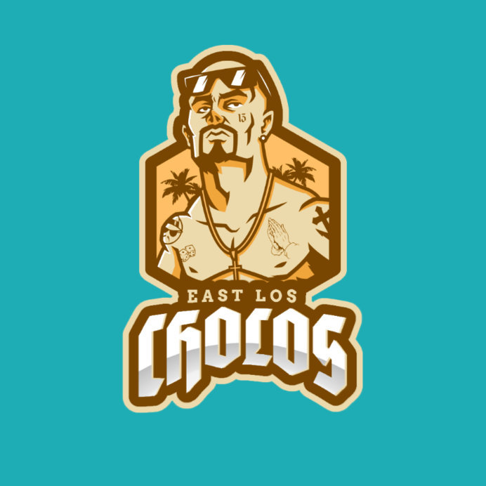 Placeit Grand Theft Auto Inspired Logo Maker Featuring a Thug