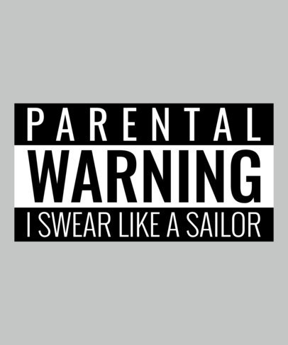 Placeit - Parental Advisory-Styled T-Shirt Design Maker with ...