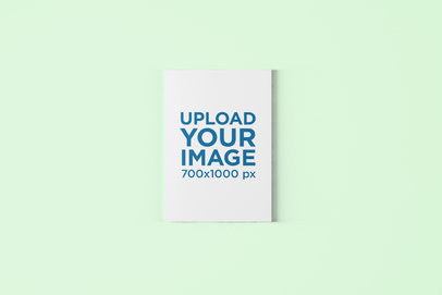 Magazine Mockup Featuring a Customizable Surface 