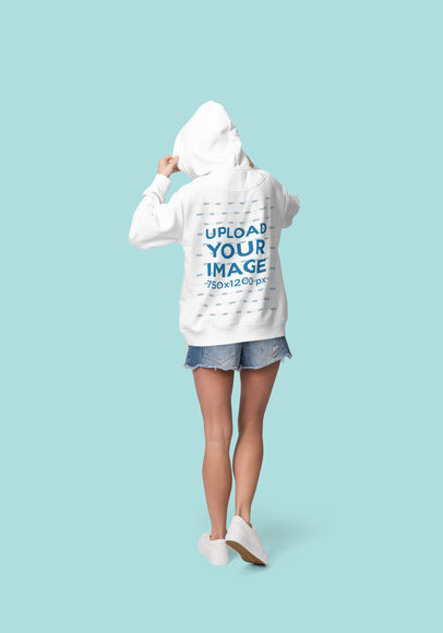 9 Sweatshirt Mockup - Back View Use Include PSD