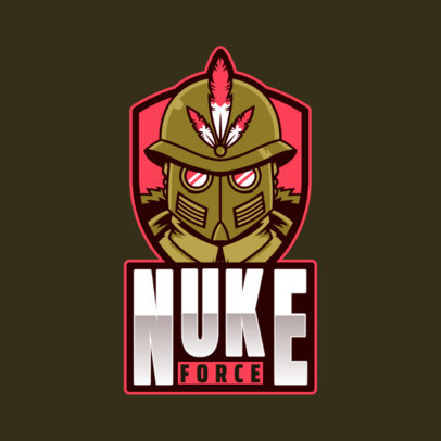 Gaming Logo Maker Featuring a Character Inspired by Apex Legends 2791p