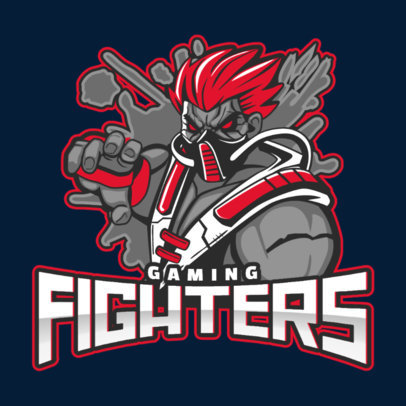 >Placeit Esports Logo Generator Featuring An Evil Joker Illustration