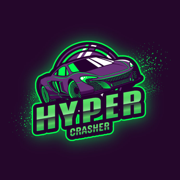 Placeit - Rocket League-Inspired Logo Generator with a Speed Car
