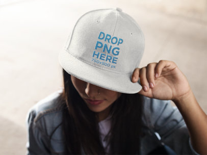 Download Snapback Hat Mockup Generator Try 15k Mockups For Free Placeit